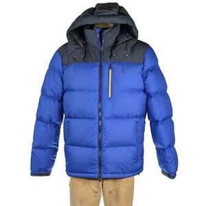 Polo Ralph Lauren The Gorham Color-Blocked Down Jacket w/ Hood Sz XXL NWT $398